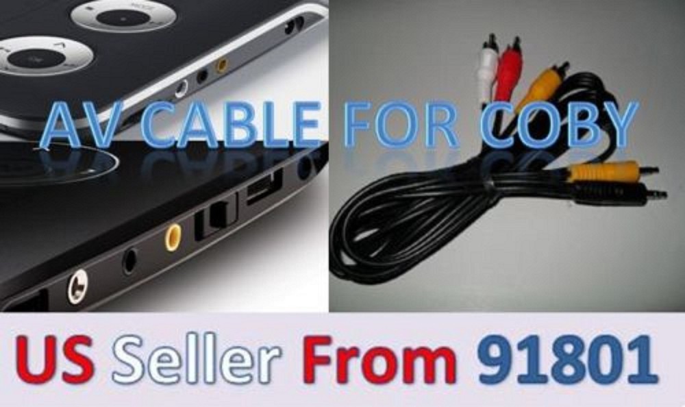 3.5mm AV Cable for Coby Portable DVD Player