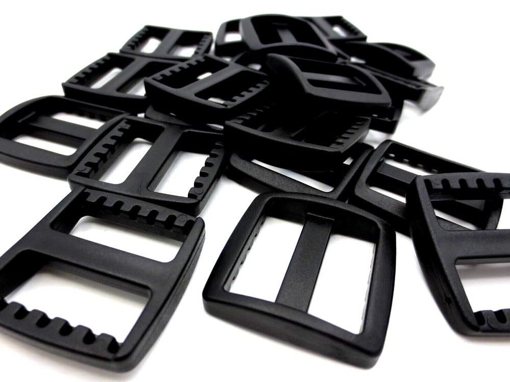 Bar Slide For Strap Fits 1", 25mm Wide Webbing Strap, Durable Polyacetal Plastic