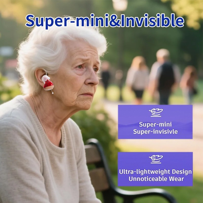 OTC Rechargeable Hearing Aids For Seniors Adults With Noise Cancelling Digital