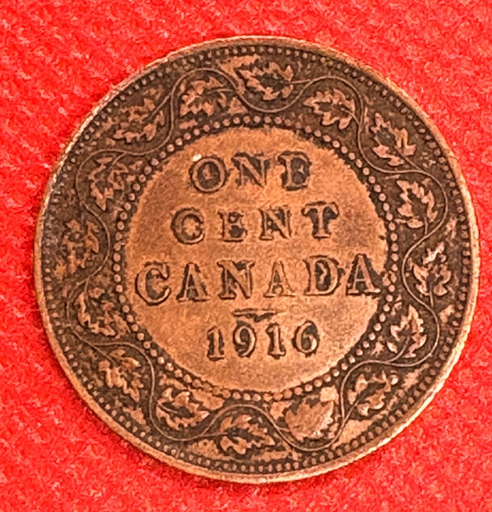 1916 CANADIAN LARGE CENT