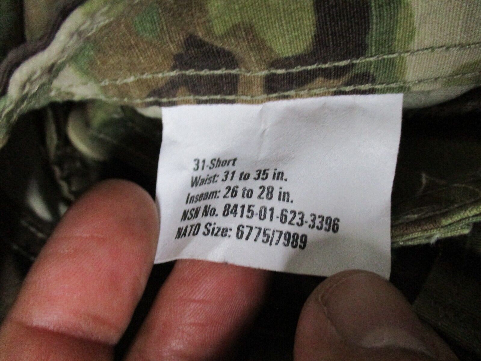 USGI ARMY OCP WOMEN'S TROUSER COMBAT UNIFORM PANTS FEMALE NON-FR NORMAL MATERIAL