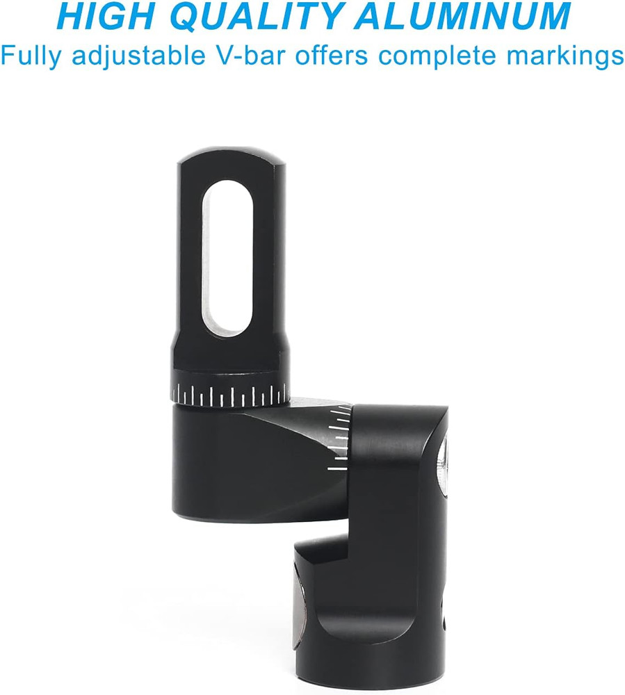 Single Side Adjustable V-Bar Mount Bow Stabilizer Quick Disconnect Rod for Compo