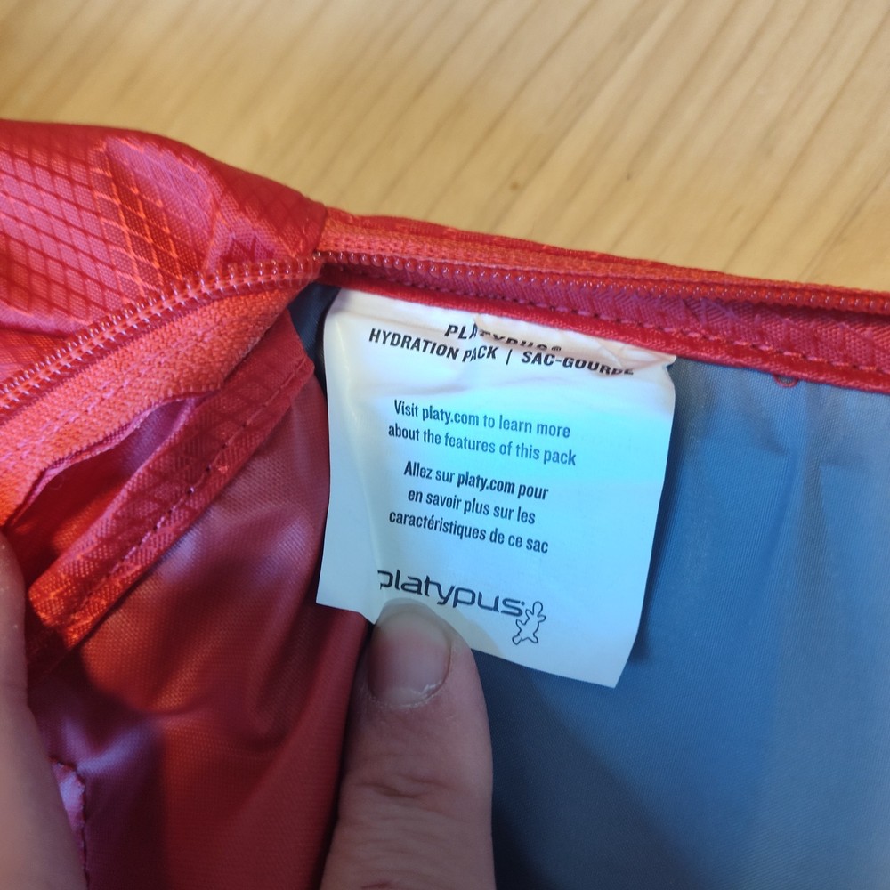 Platypus Tokul XC 8.0 Hydration Pack Backpack Bag Red