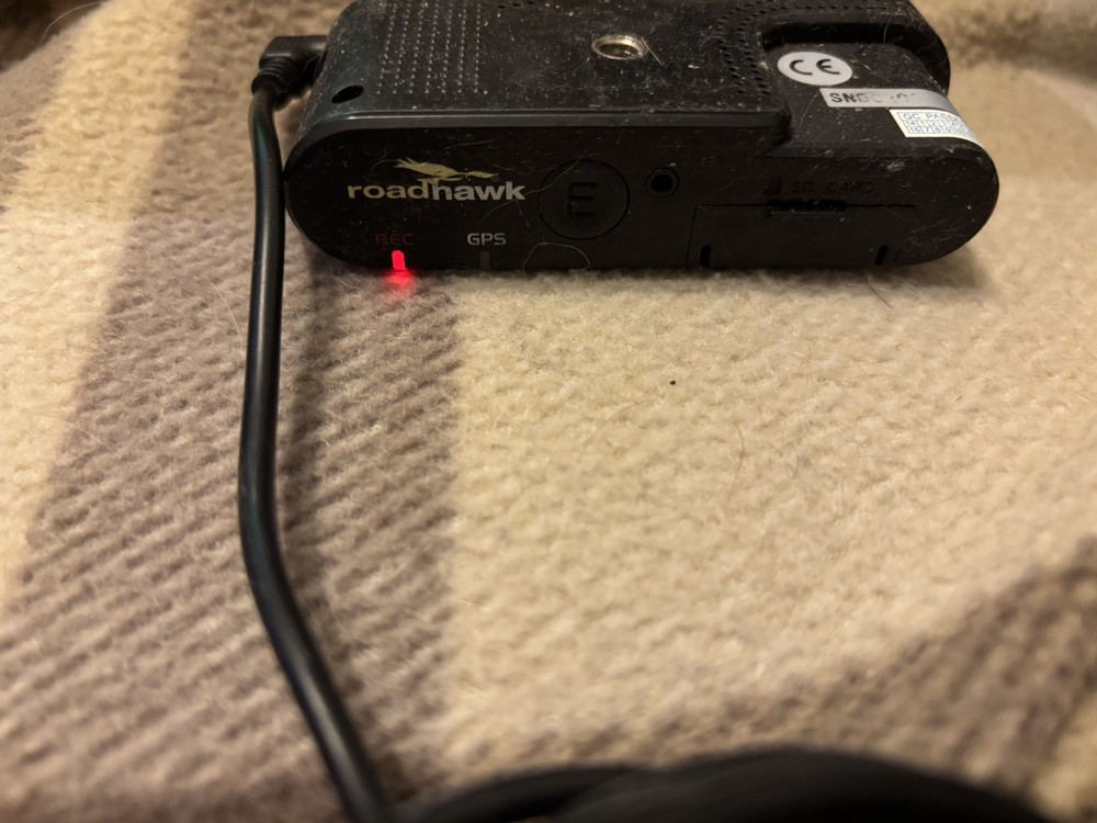 Roadhawk DC-2 Dashcam 1080p GPS receiver, G-force sensor, SDXC memory