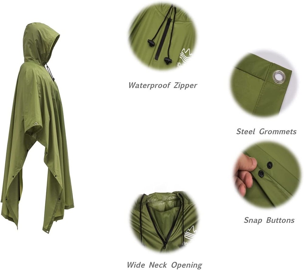 Rocreek Multipurpose Rain Poncho