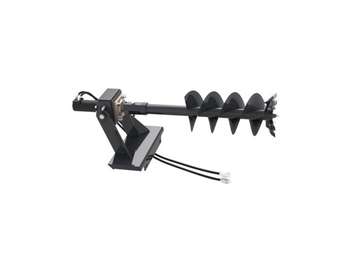 Mini Auger Post Hole Digger Attachment Fits Mini Skid Steer Toro Dingo+More