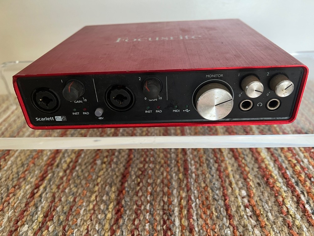 Focusrite Scarlett 6i6 (2nd Gen) USB Audio Interface Studio Recording UNTESTED