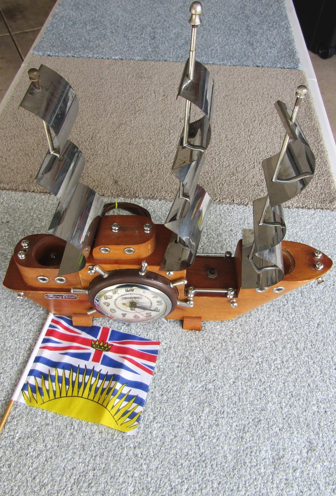Clipper Ship Clock & Night Light, United Clock Corp.