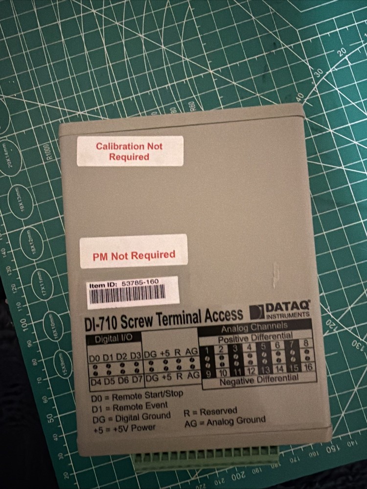 DATAQ Instruments, Data Logger, DI-710-EHS, 16 Channel Ethernet, USB, & SD Card