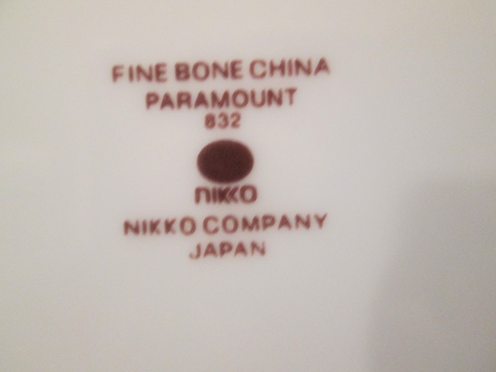 NIKKO PARAMOUNT CUP & SAUCER - 2 7/8" 1202C