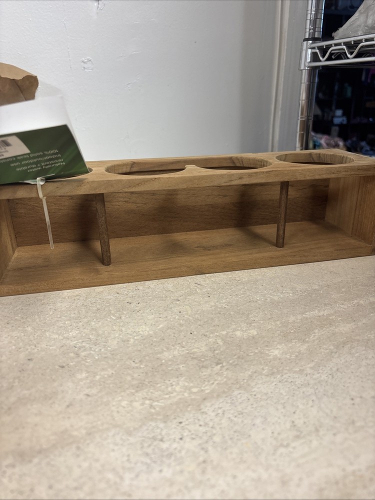 SeaTeak 62632 Drink Rack Four - Solid Teak