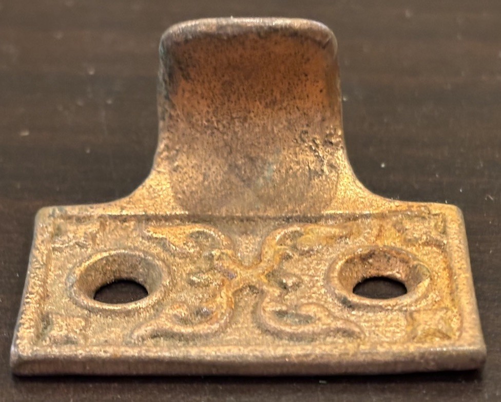 ANTIQUE OLD VINTAGE EASTLAKE SOLID COPPER WINDOW SASH PULL HANDLE