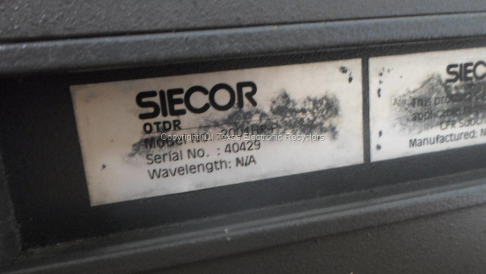 Siecor 2001HR-P OTDR Optical Time Domain Reflectometer w/ 2001-DUALM-15 Module