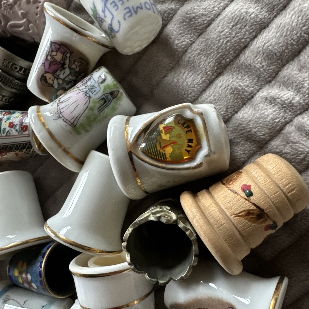 Vintage Sewing Thimbles Lot