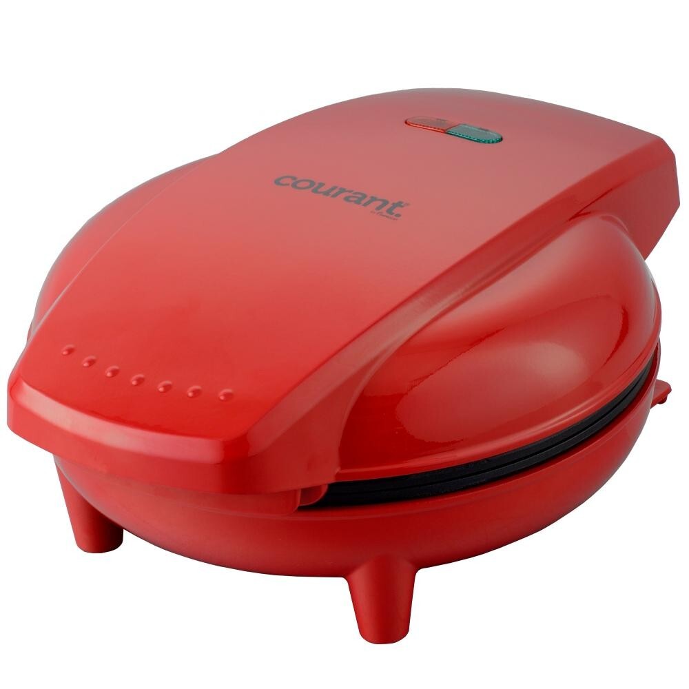 Courant 7-inch Personal Griddle and Pizza Maker - Red