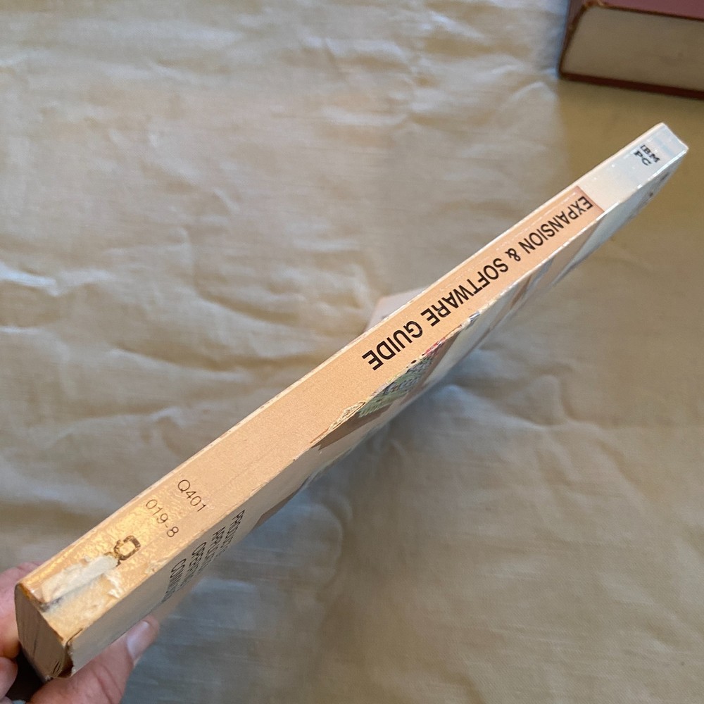 IBM PC Expansion Software Guide QUE BOOK Vintage Computer PC 1982 Ads Vendors