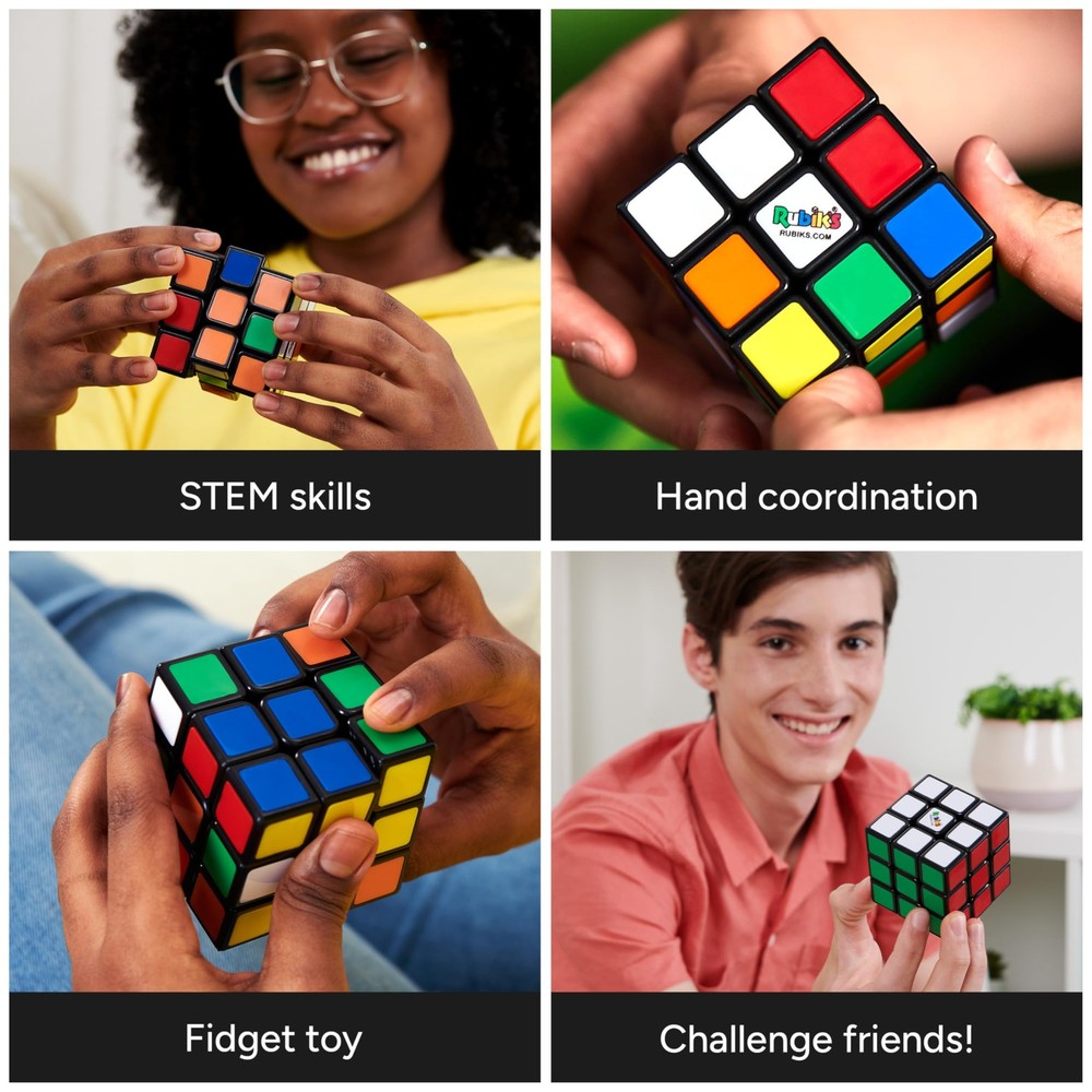 Rubik s Cube The Original 3x3 Cube Problem Solving Brain Teaser Color Matching