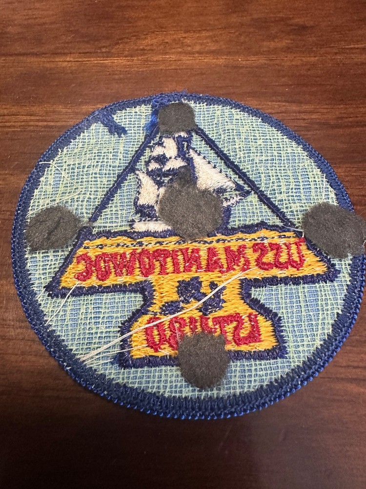 Vintage US Navy USS Manitowoc LST-1180 Patch