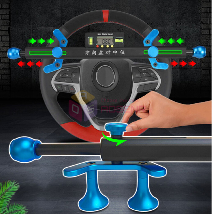 Adjustable Car Steering Wheel Alignment Tools Leveling Holder Wheel Aligner