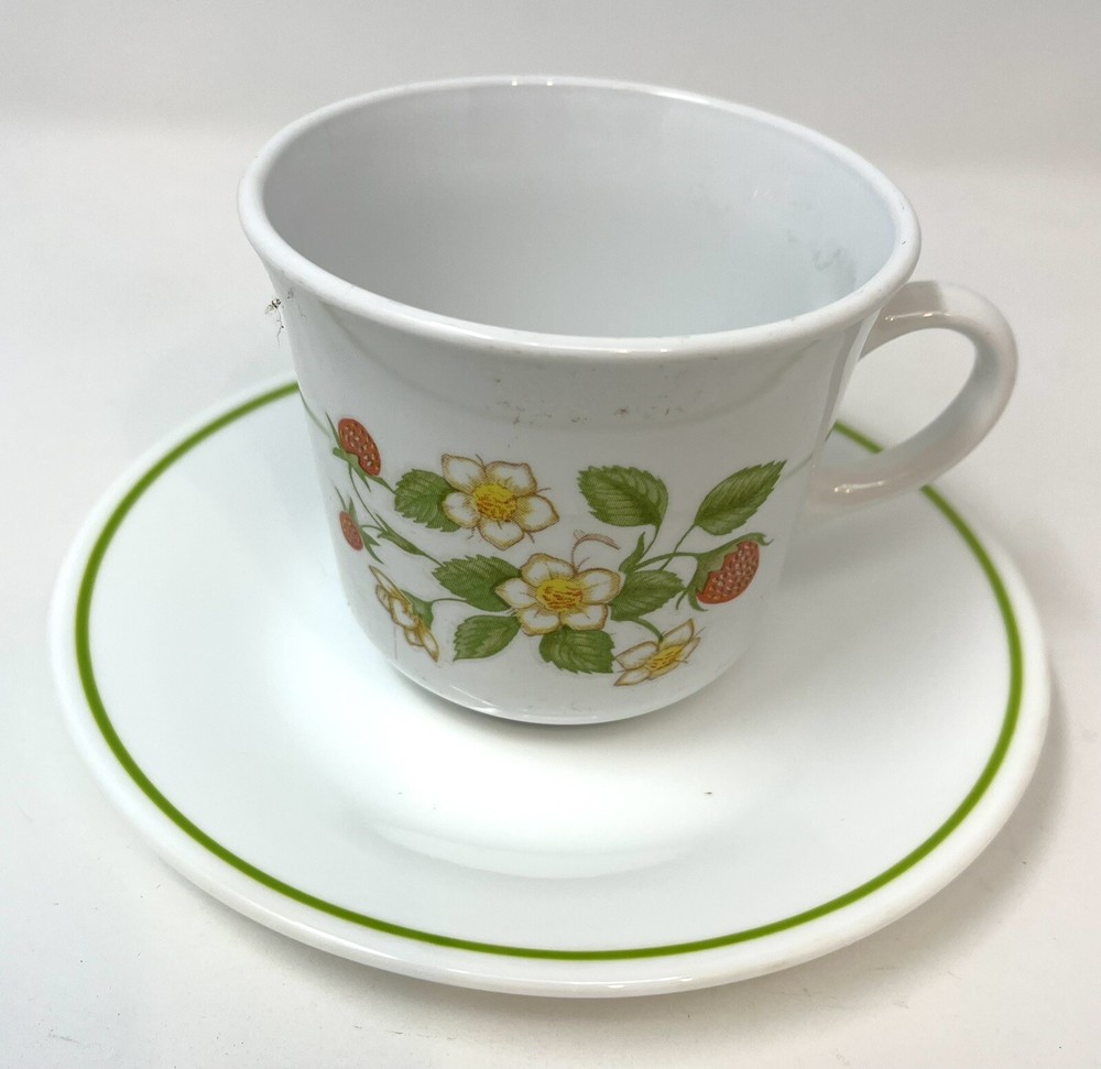 Corelle STRAWBERRY SUNDAE Dinnerware Set ~ 5 Piece Set
