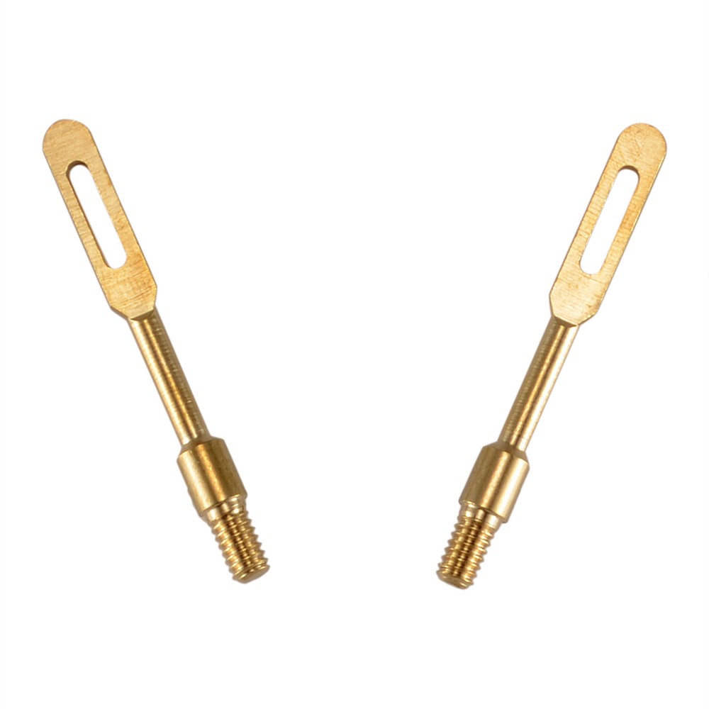 2 Pcs/Lots .22 Cal Solid Brass Slotted Tips Gun Clean Patch Puller Patch Holder