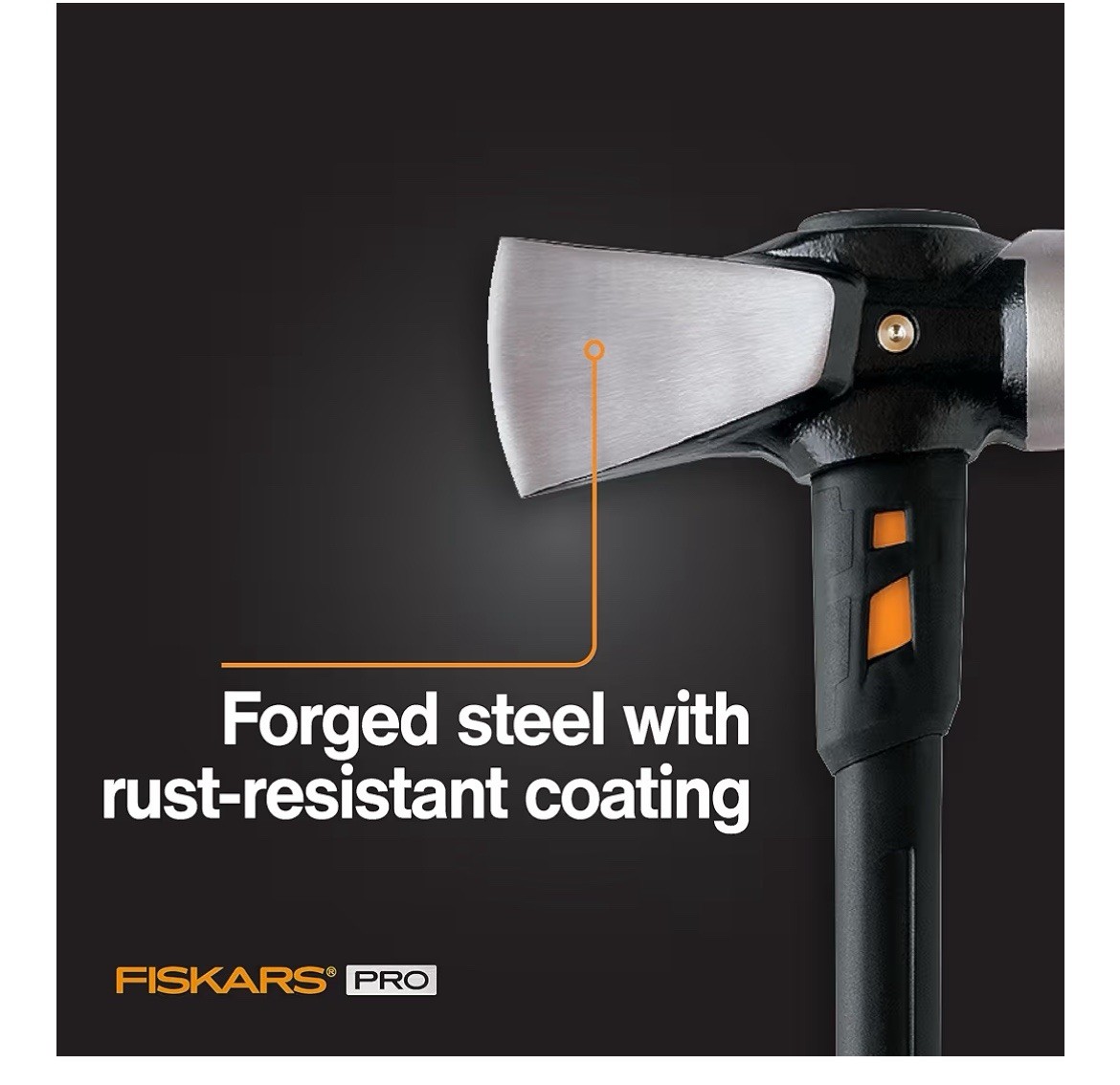 Fiskars Splitting Maul - 36" Shock-Absorbing, Comfort Grip Handle
