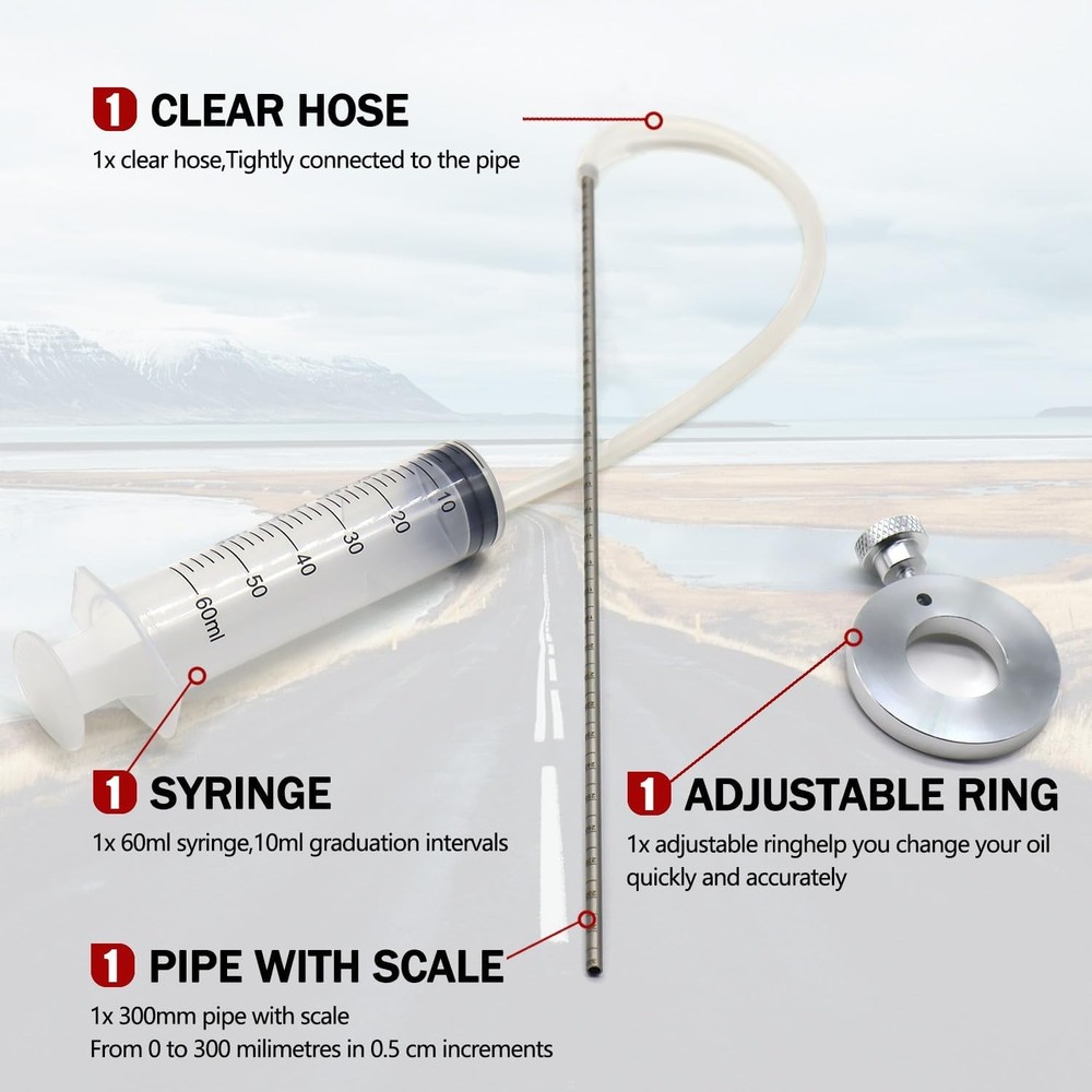 Motorcycle Fork Service Tool Kit, Fork Oil Level Tool, Fork Spring Compressor an