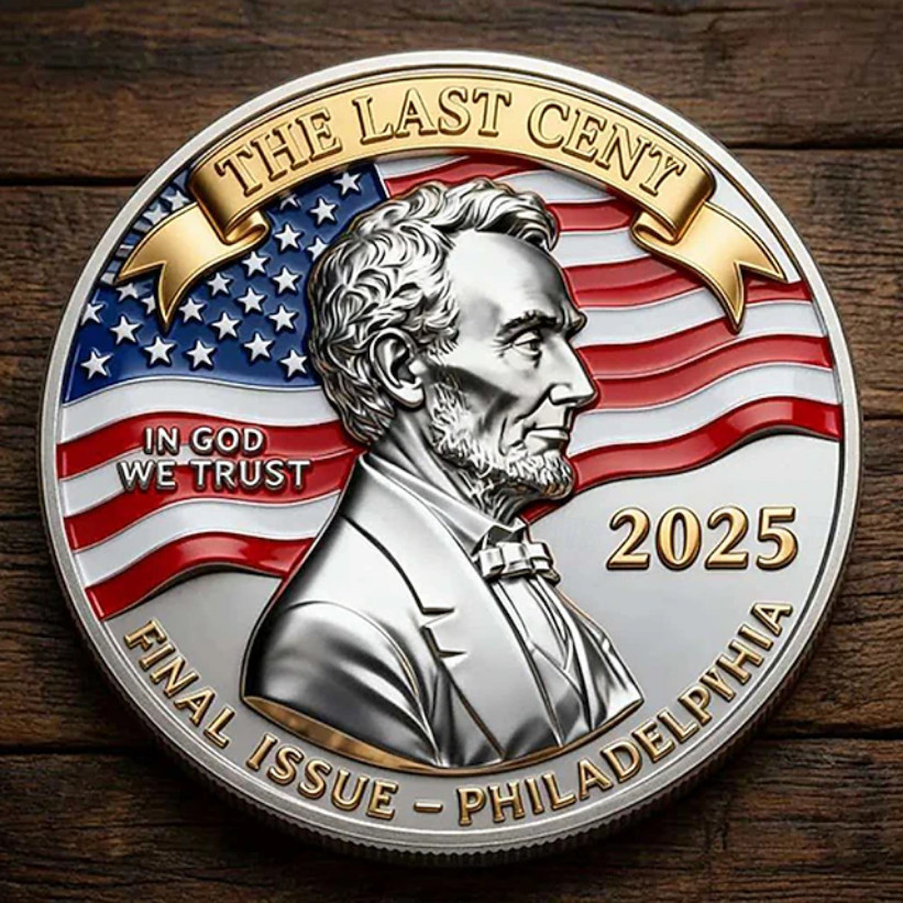 Final Cent Tribute Anniversary Challenge Coin Commemorative Penny 1-pc E