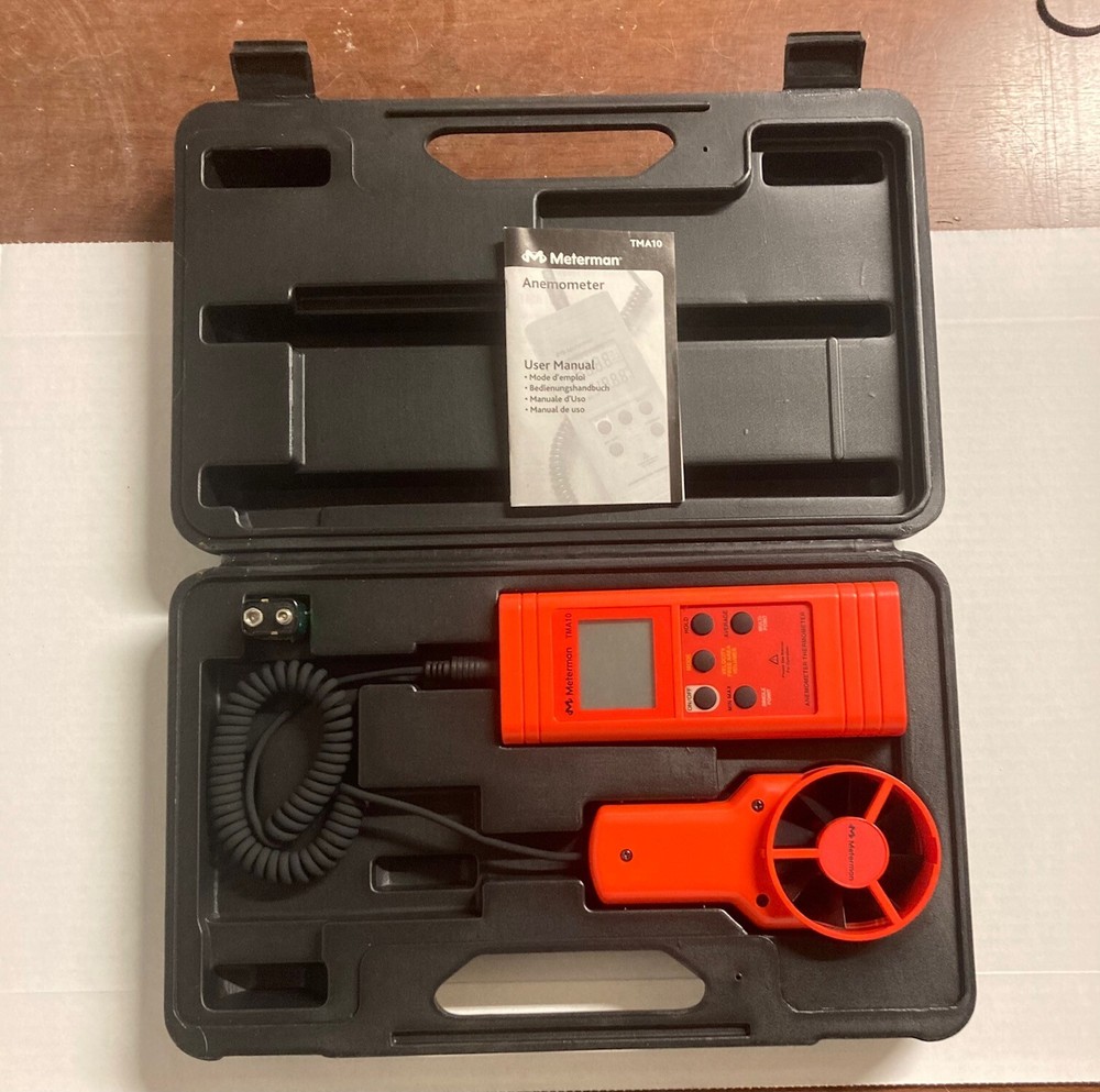 Anemometer and Thermometer  Meterman TMA10