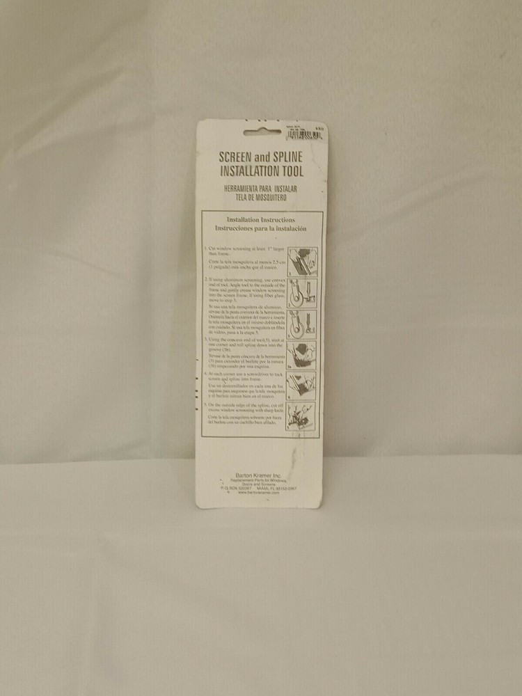 Screen & Spline Tool/ Plastic/ BARTON KRAMER /650C