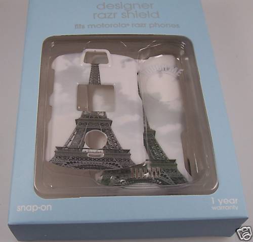 fits Motorola razr V3 case shield Eifel Eiffel tower