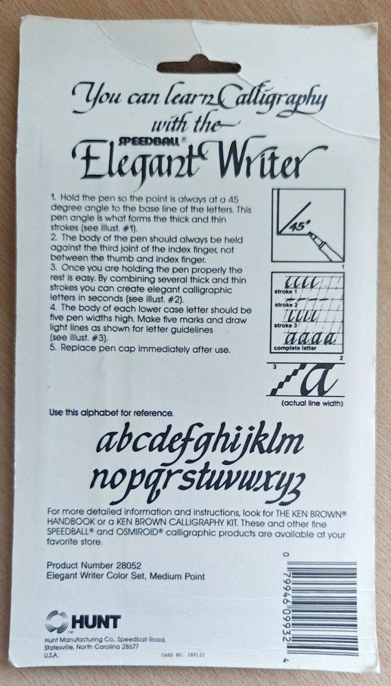 Speedball Elegant Writer Color Set