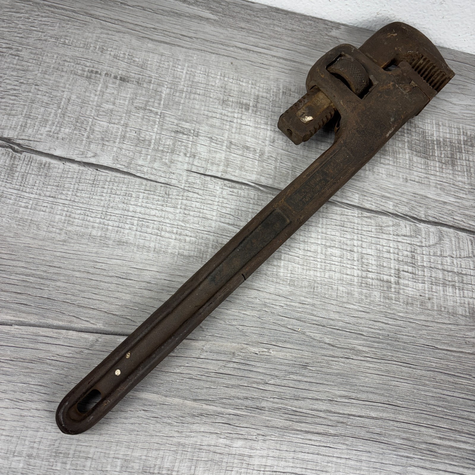 Vintage Stillson Walworth 18" Adjustable Pipe Wrench Heavy Duty Made in USA