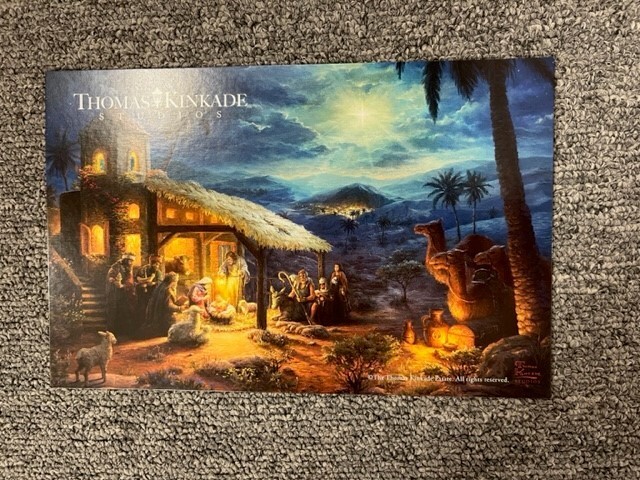 Thomas Kinkade Studio Postcard The Nativity