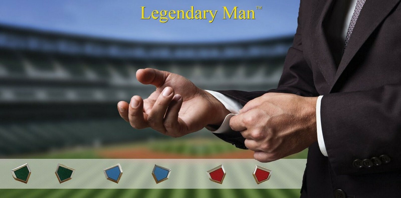 Baseball Cufflinks: old Yankee Stadium seat, Men's Christmas gift USA hand built