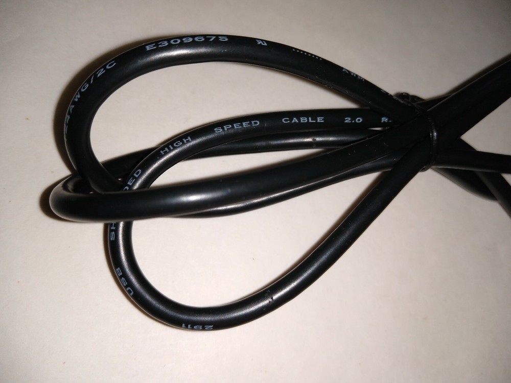 Original HP Printer Cable Shielded High Speed 2911 E309675 3' Ft Ships FREE