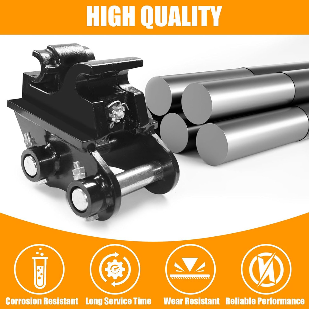 Mini Excavator Attachments Mechanical Quick Change Hitch Coupler for 0.6-3 Ton E