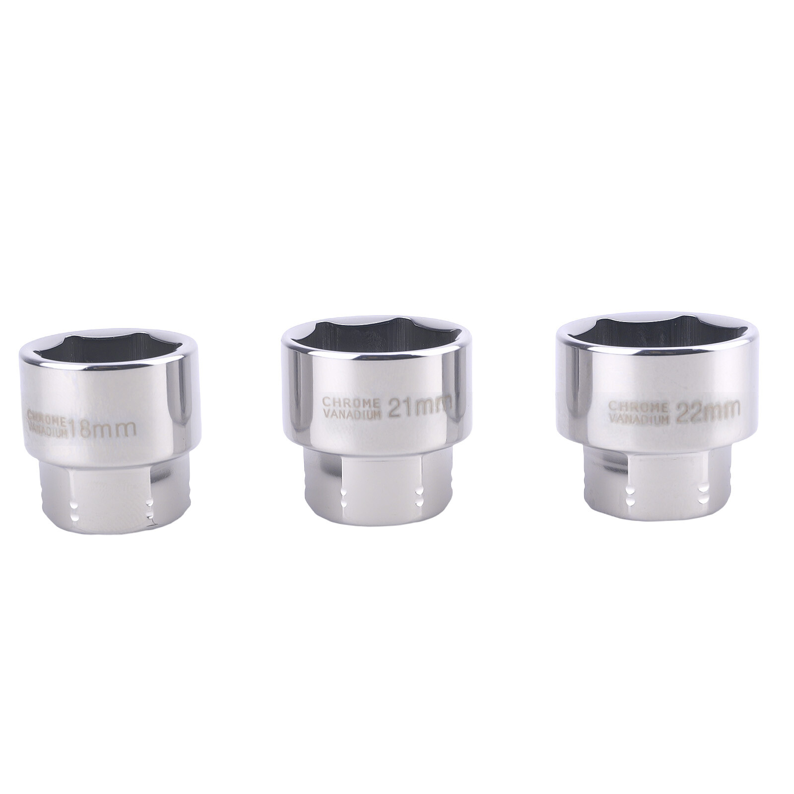 27pc Extra Long Flex Head Ratcheting Wrench Set 8-22mm 25 Sockets Steel Tools