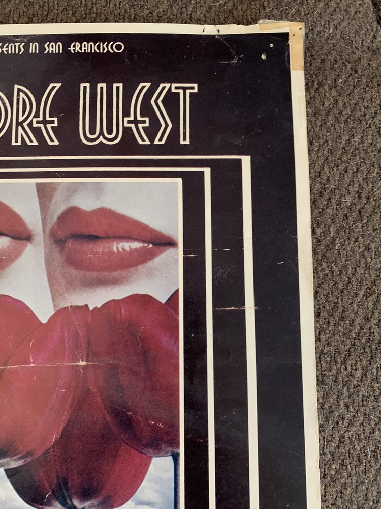 Vintage Fillmore West Rock Posters Johnny Winters