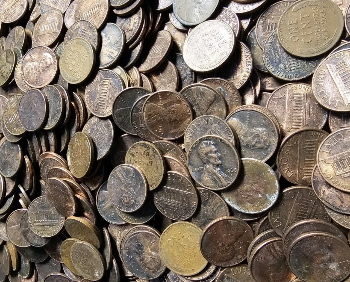 👉1959-1982 95% Copper 1lb Bulk Lincoln Pennies Mixed Years & Unsearched