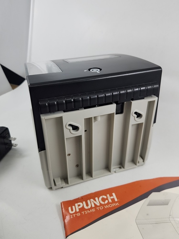 uPunch CR1000 Digital Time Clock Date Stamp Lightly Used Missing Keys Needs Ink