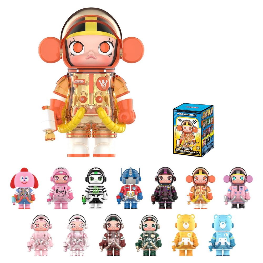 POP MART MEGA Space Molly 100% Single Box, Mega Series4
