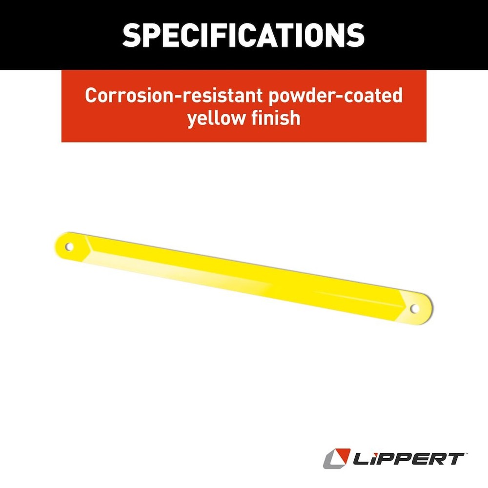 Lippert Components 1134122 Trailer Stabilizer Jack Stand Lock Arm Nut Mount
