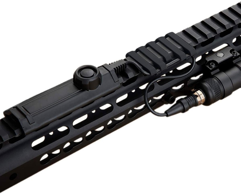 Tactical M300B Flashlight + Light Switch Pad + Rail Cover Combo for Picatinny