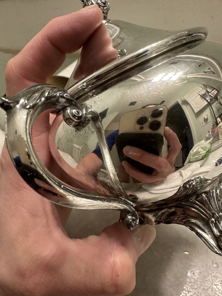 F.B. Rogers Silver Co Silverplate Victorian Tea Coffee Set