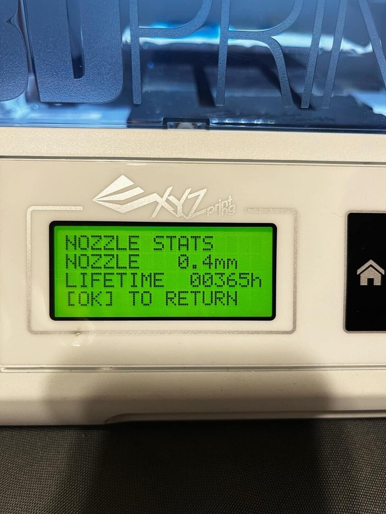 XYZ printing da Vinci 3D Printer Updated Firmware Any PLA Compatibility