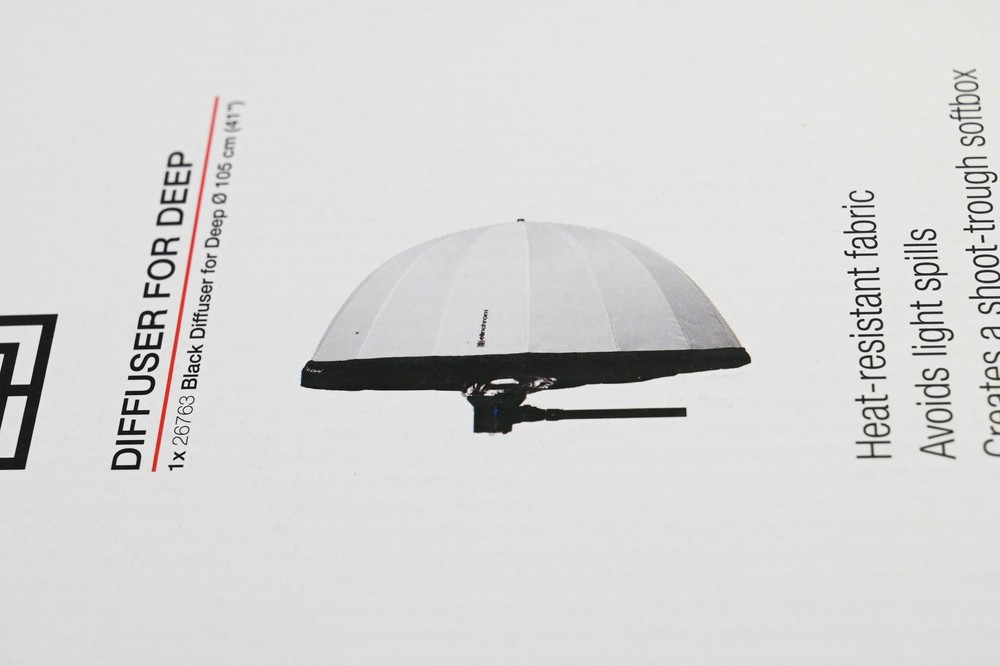Elinchrom Black Diffuser for Deep Umbrella (41") 26763 #G365