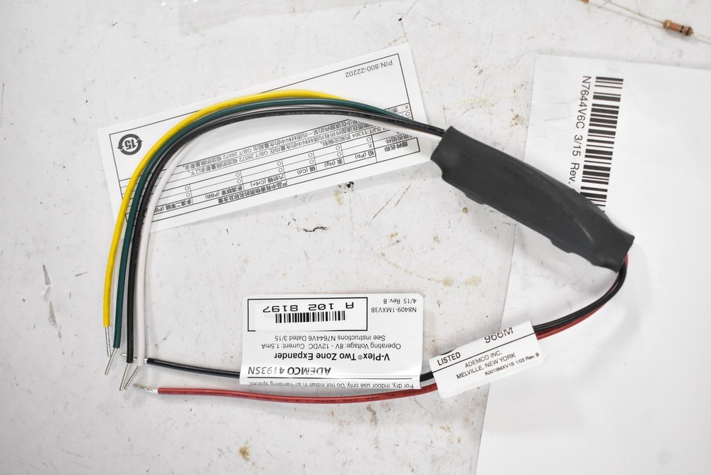 ADEMCO Transmitter Multicolor ADEMCO 4193SN V-Plex Two Zone Expander Wired