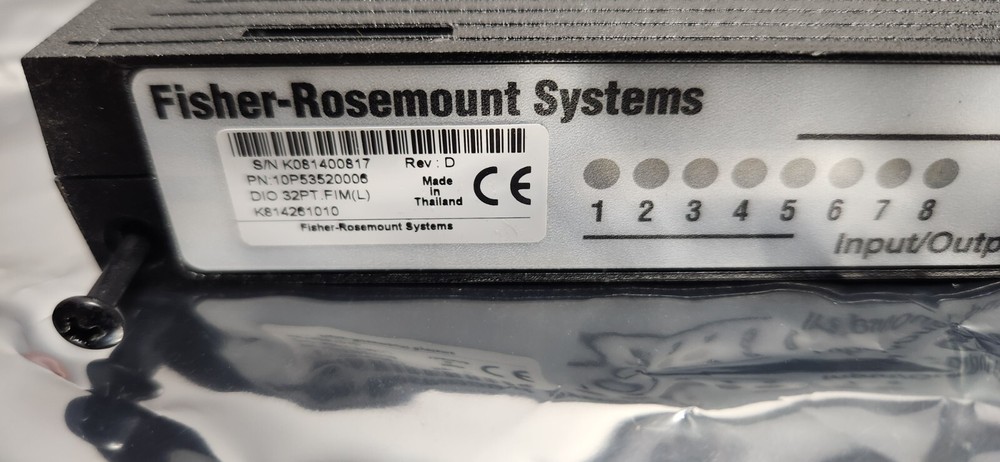 FISHER ROSEMOUNT LOW SIDE SWITCH DIO 32PT 10P53520006 NOS