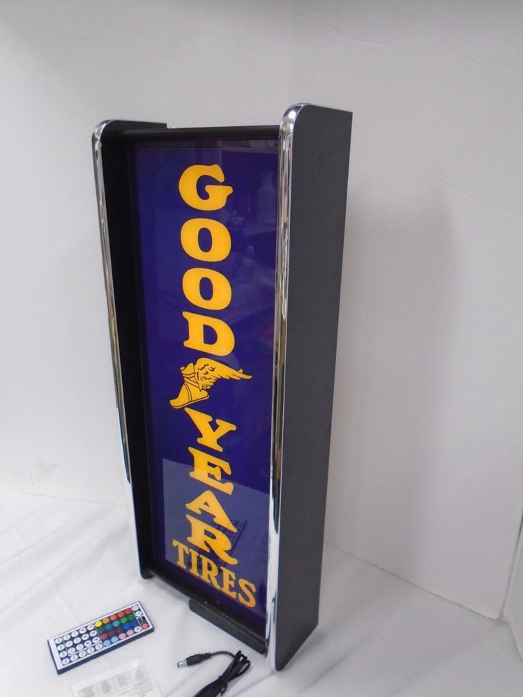 Goodyear Tires LED Display lighted sign lightbox Wall Hanging Light